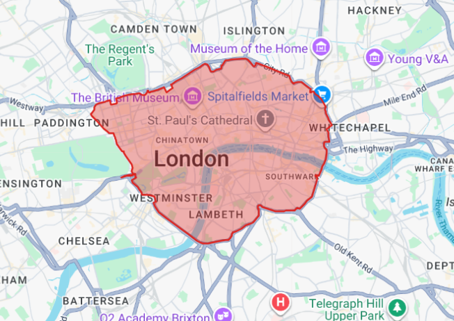 london congestion charge map london congestion charge map